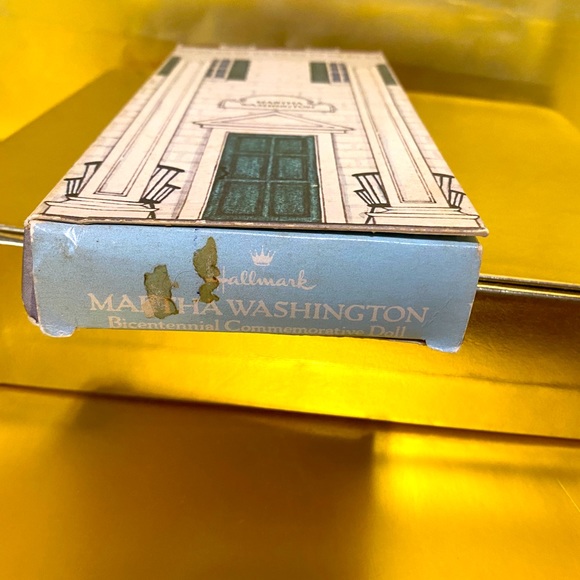 HALLMARK VTG 1976 BICENTENNIAL MARTHA WASHINGTON CLOTH COMMEMORATIVE DOLL IN BOX - Picture 15 of 15